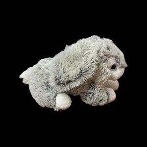 Toms Toy Rabbit Plush Bunny Stuffed Animal Frosted Gray White Realistic Bow